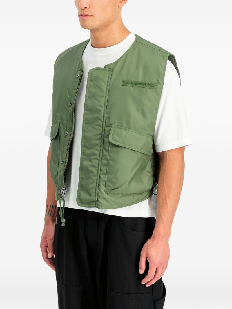 ALPHA INDUSTRIES side-tie vest outlook