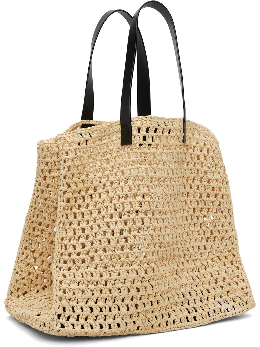 Beige & Black Large Rio Tote - 3