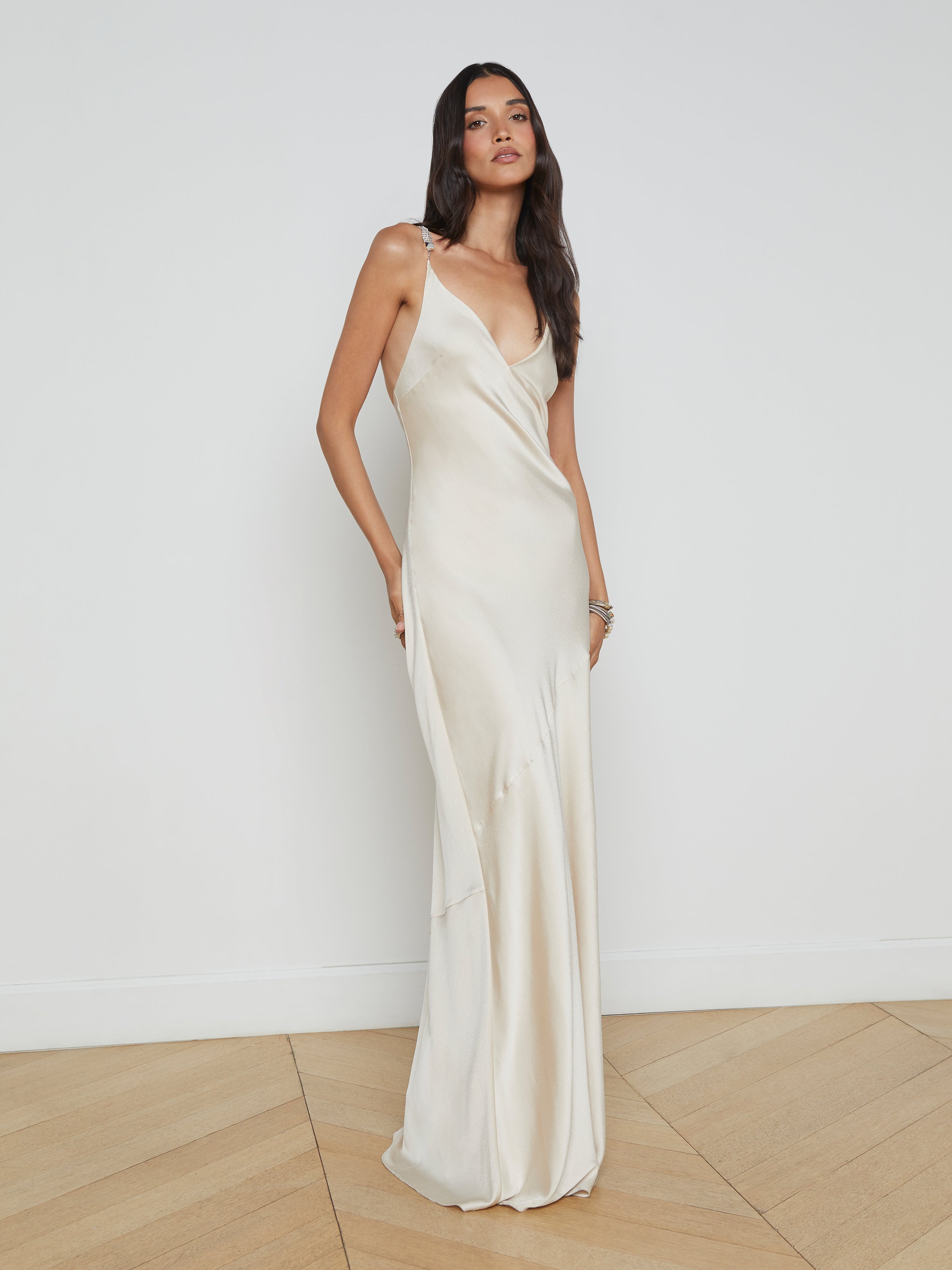Saint Crystal Strap Gown - 2