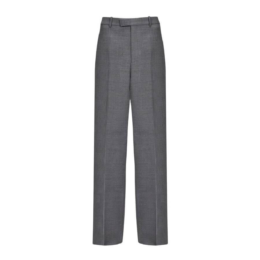 Ferragamo High-Waisted Wool Pants - 5