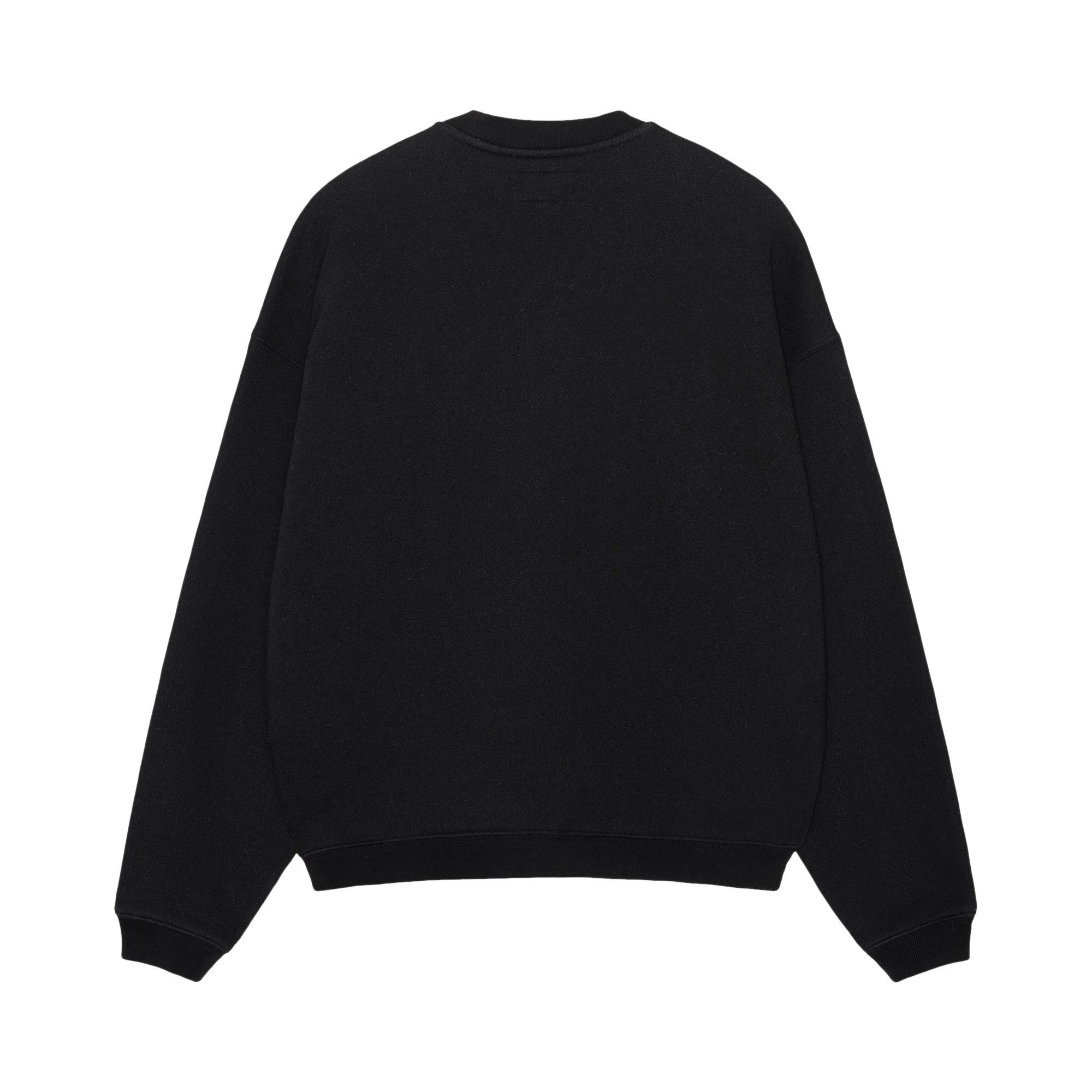 Stussy Big Crackle Sport Crewneck 'Washed Black' - 2