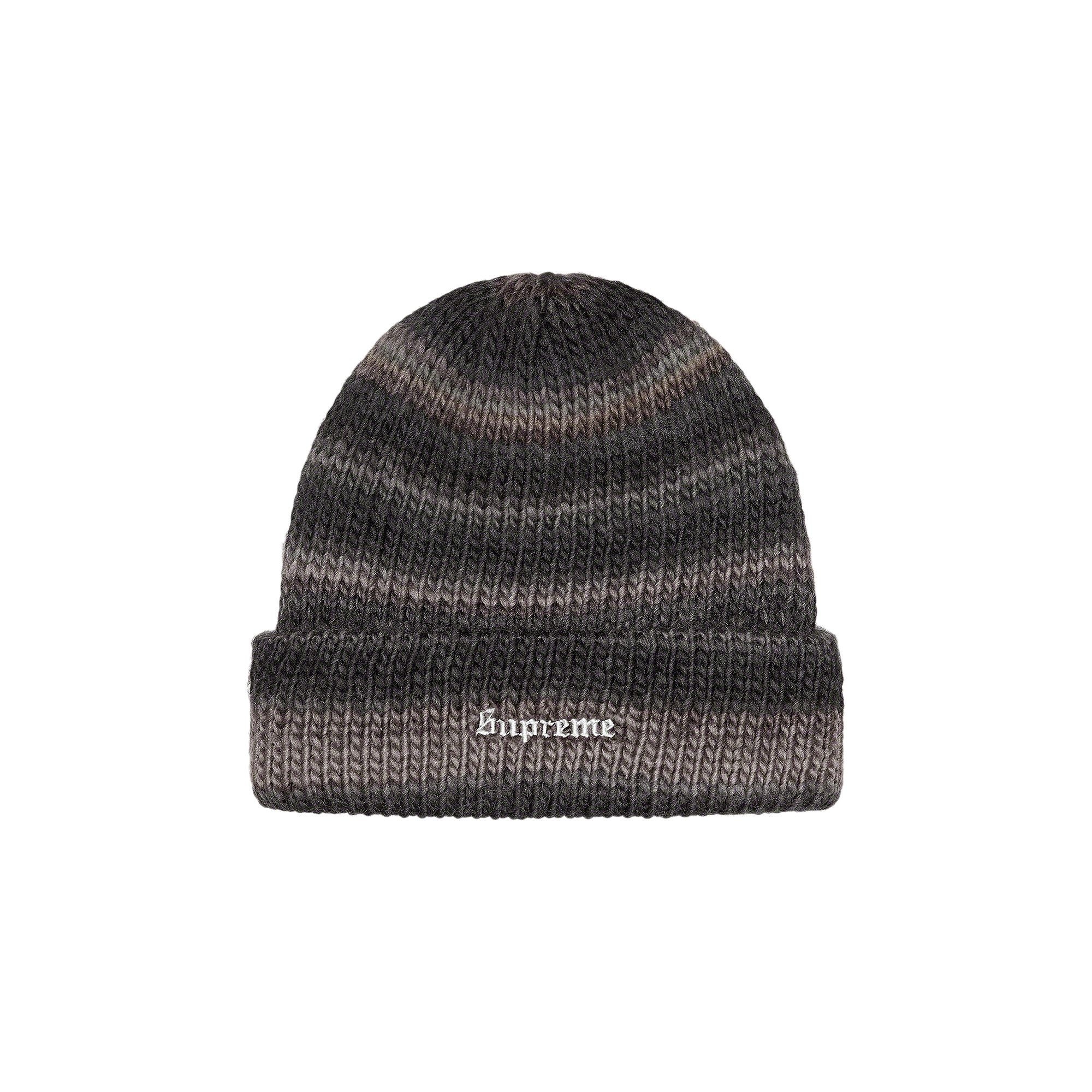 Supreme Supreme Ombre Stripe Beanie 'Black' | REVERSIBLE