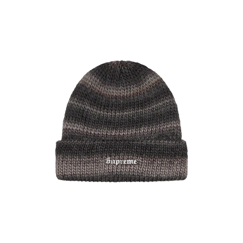 Supreme Ombre Stripe Beanie 'Black' - 1