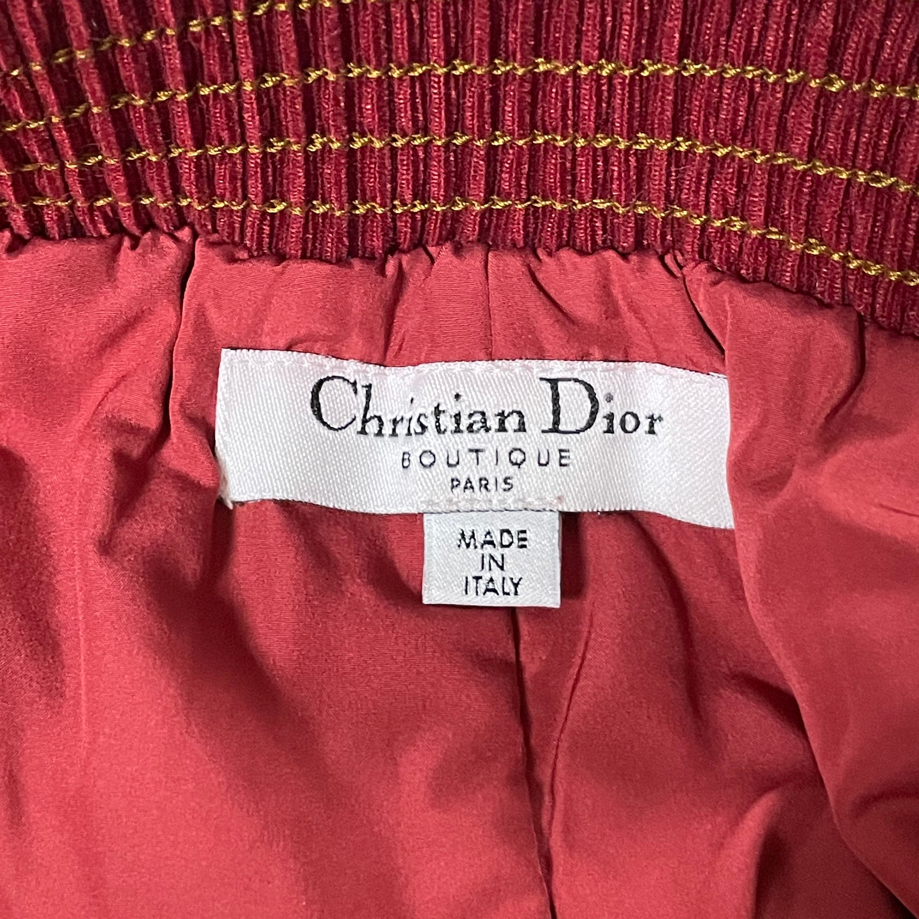 CHRISTIAN DIOR Fall Winter 2006 Corduroy Mini Skirt - 8