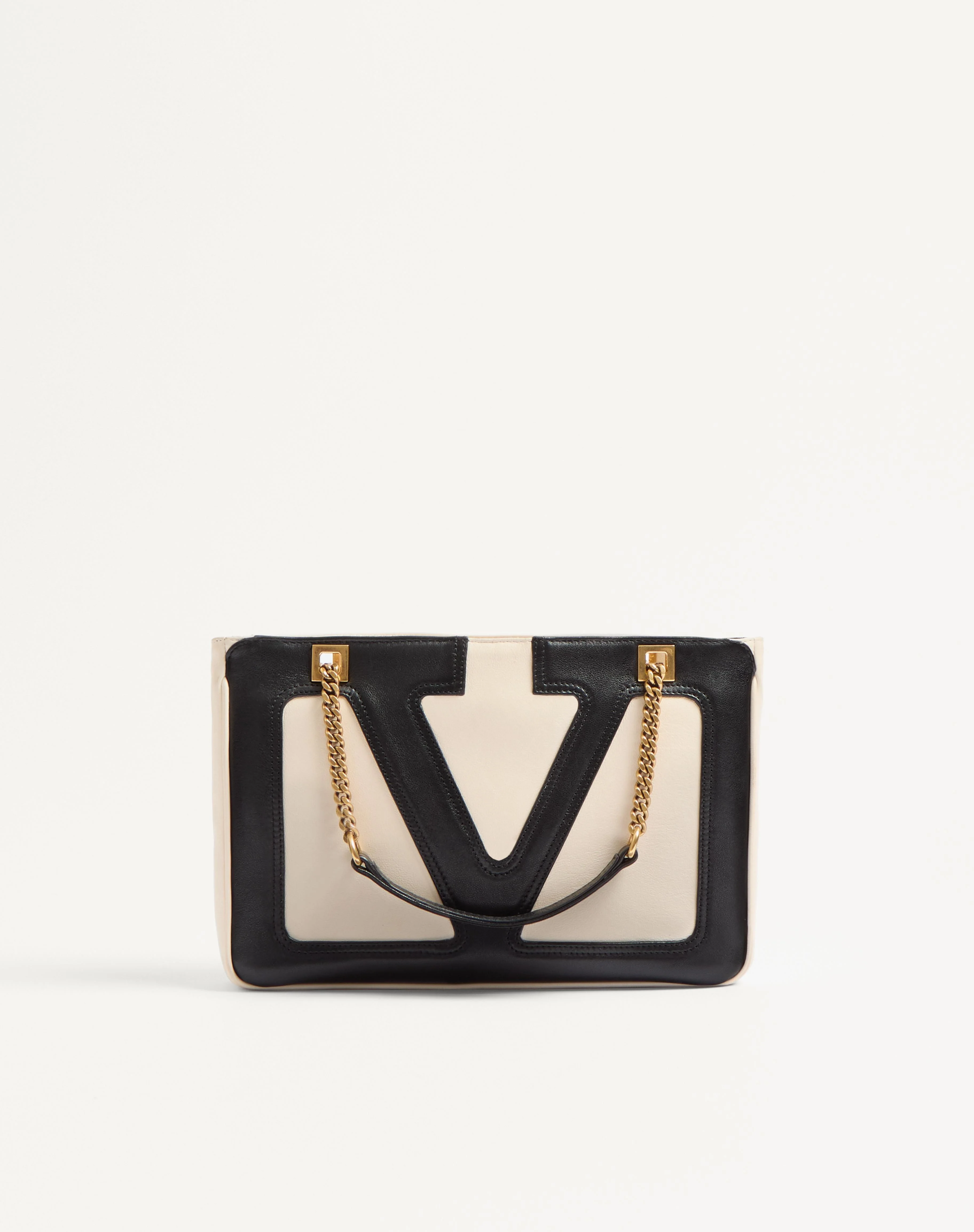 VALENTINO GARAVANI VIVA SUPERSTAR SMALL NAPPA LEATHER SHOPPING BAG - 1