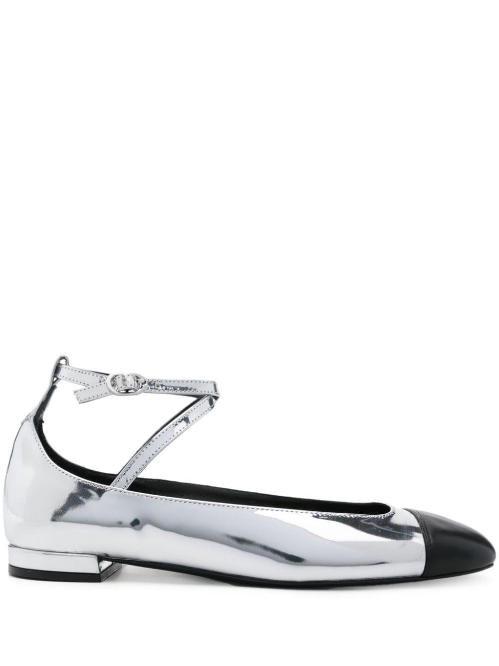 patent leather ballerina shoes - 1