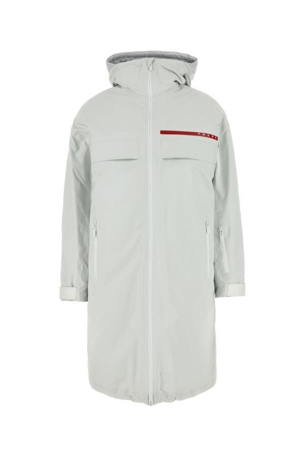 Prada Prada Woman Chalk Re-Nylon Padded Jacket | luosophy