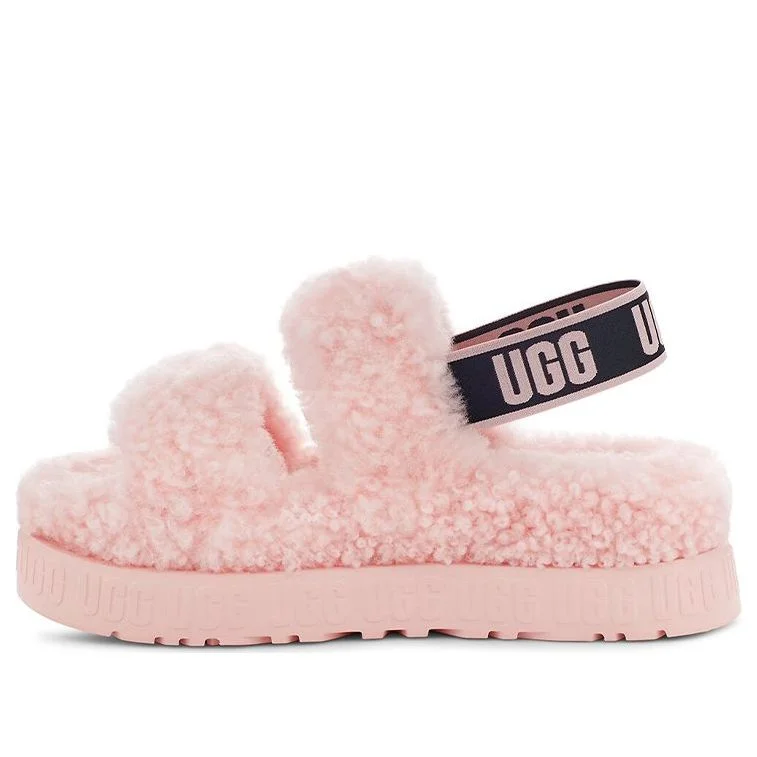 (WMNS) UGG Oh Fluffita 'Pink Black' 1120876-PSLP - 1