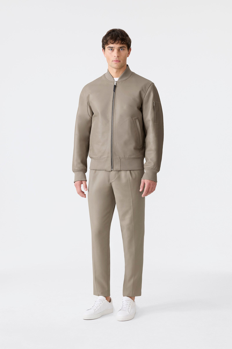 MACKAGE EASTON-SA 2-in-1 Reversible Leather Bomber Jacket outlook