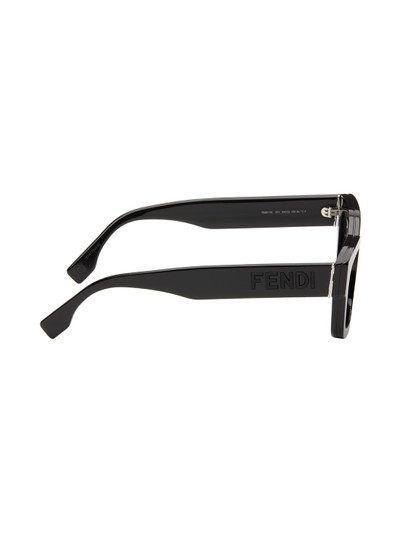 FENDI Black Fendi Signature Sunglasses outlook