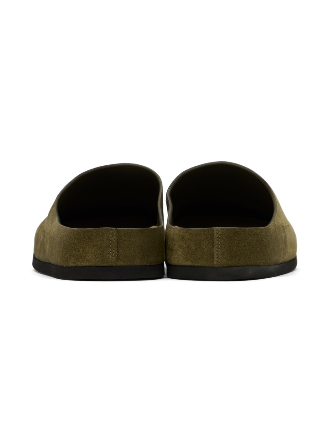 Khaki Clog Slip-On Loafers - 2