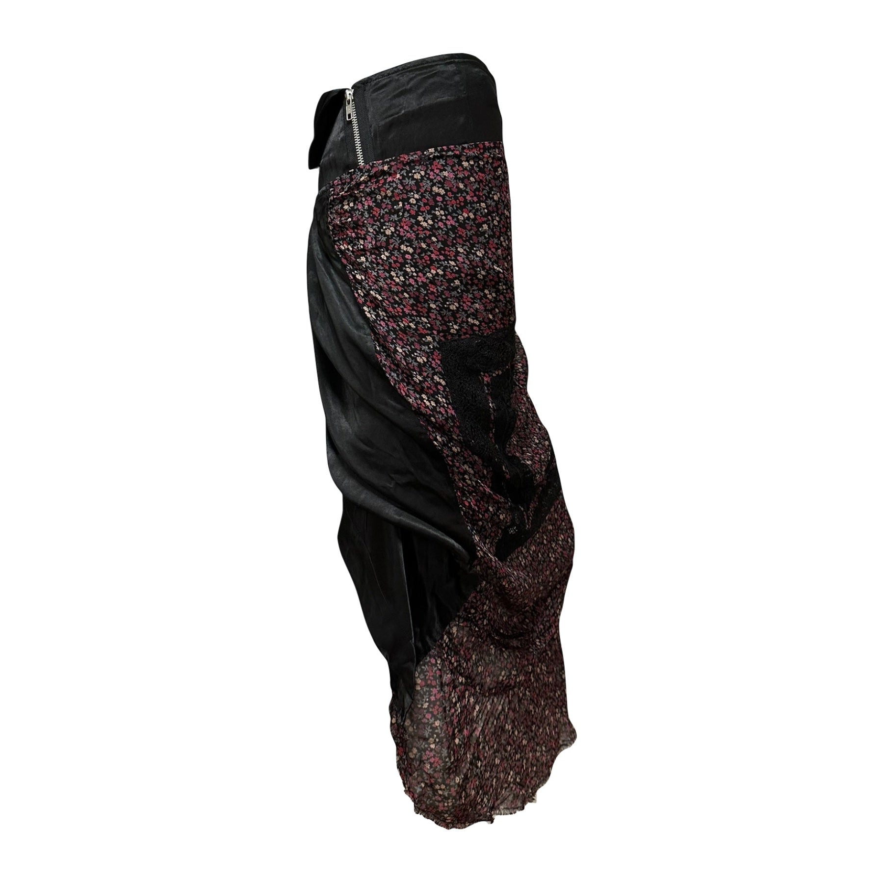 JUNYA WATANABE Fall Winter 2007 Floral Asymmetric Long Skirt - 3