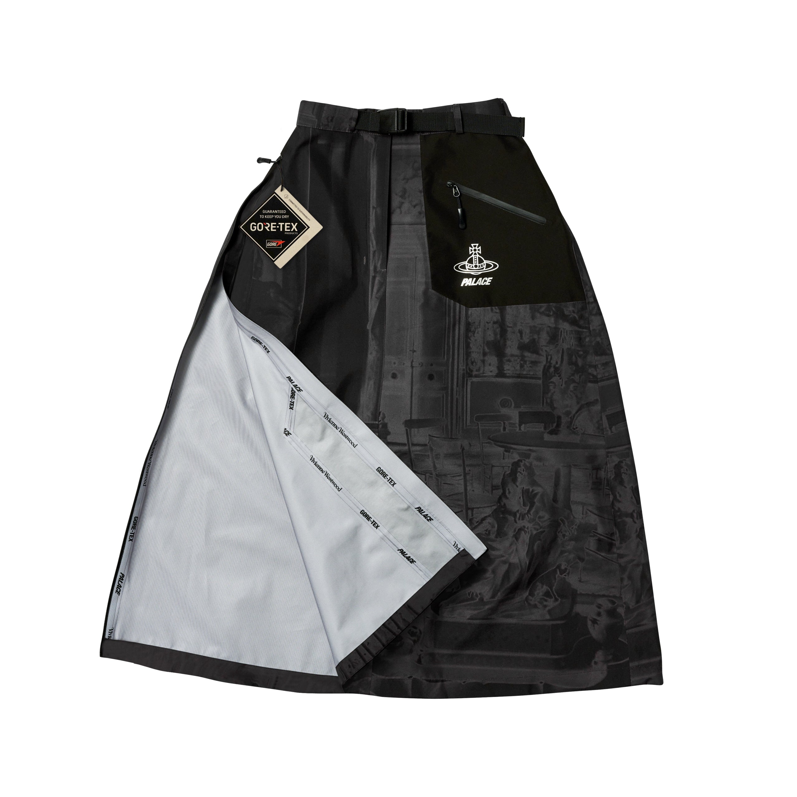 PALACE VIVIENNE WESTWOOD GORE-TEX SKIRT MONO PRINT - 2