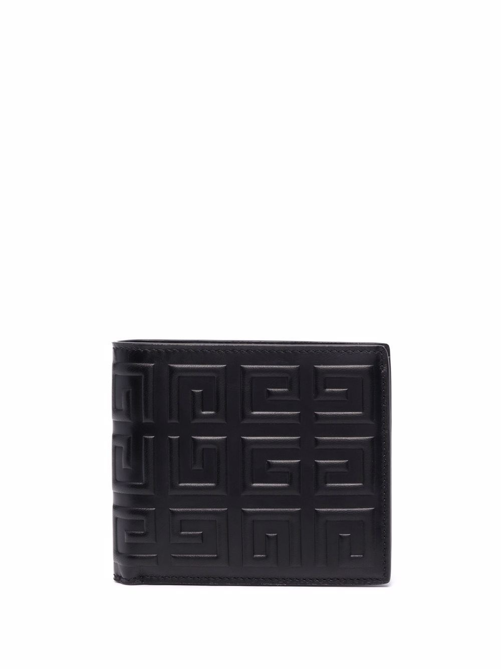 embossed logo leather wallet - 1