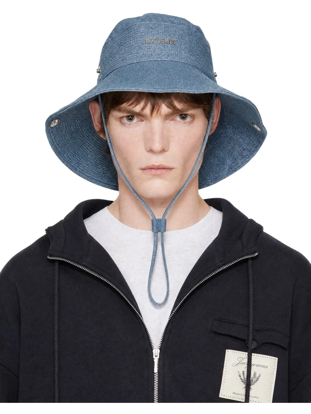 Blue 'The de-Nîmes denim' Bucket Hat - 1