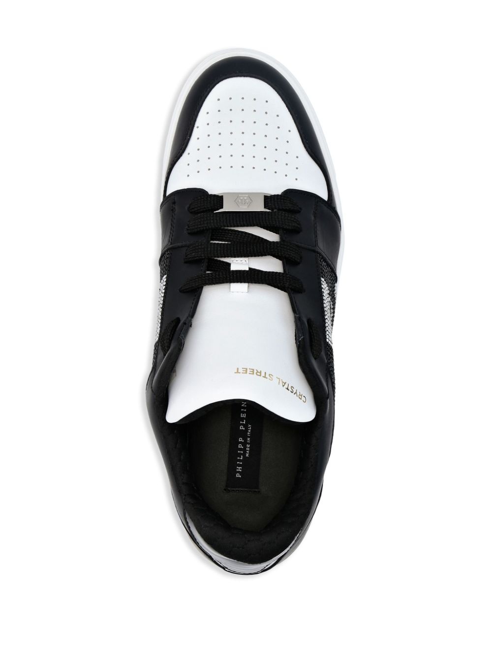 Lo-Top Crystal Leather Sneakers - 3