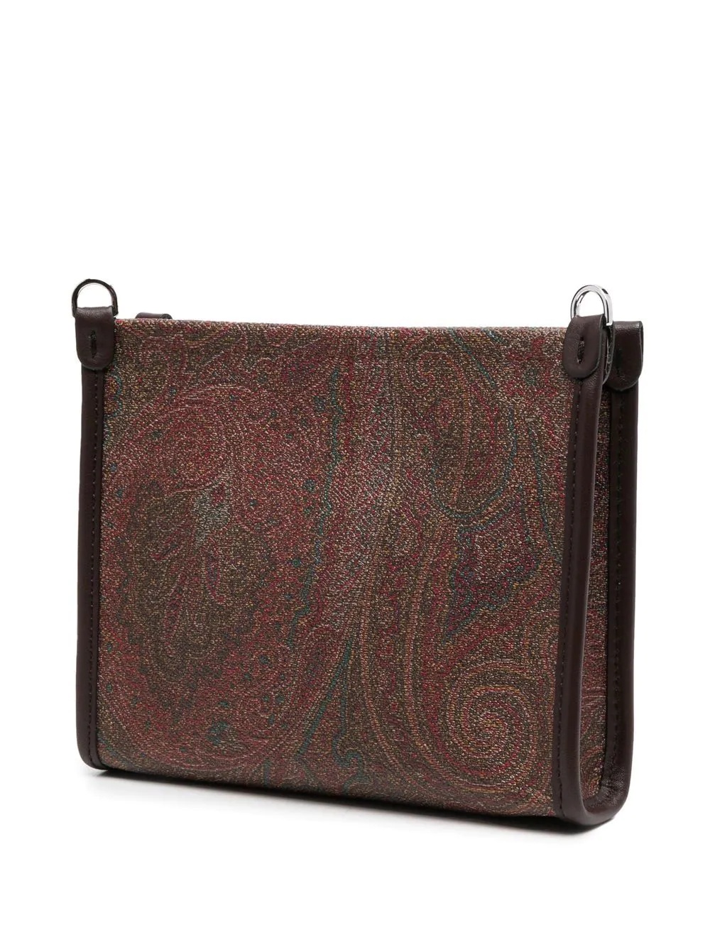 studded paisley-print shoulder bag - 3