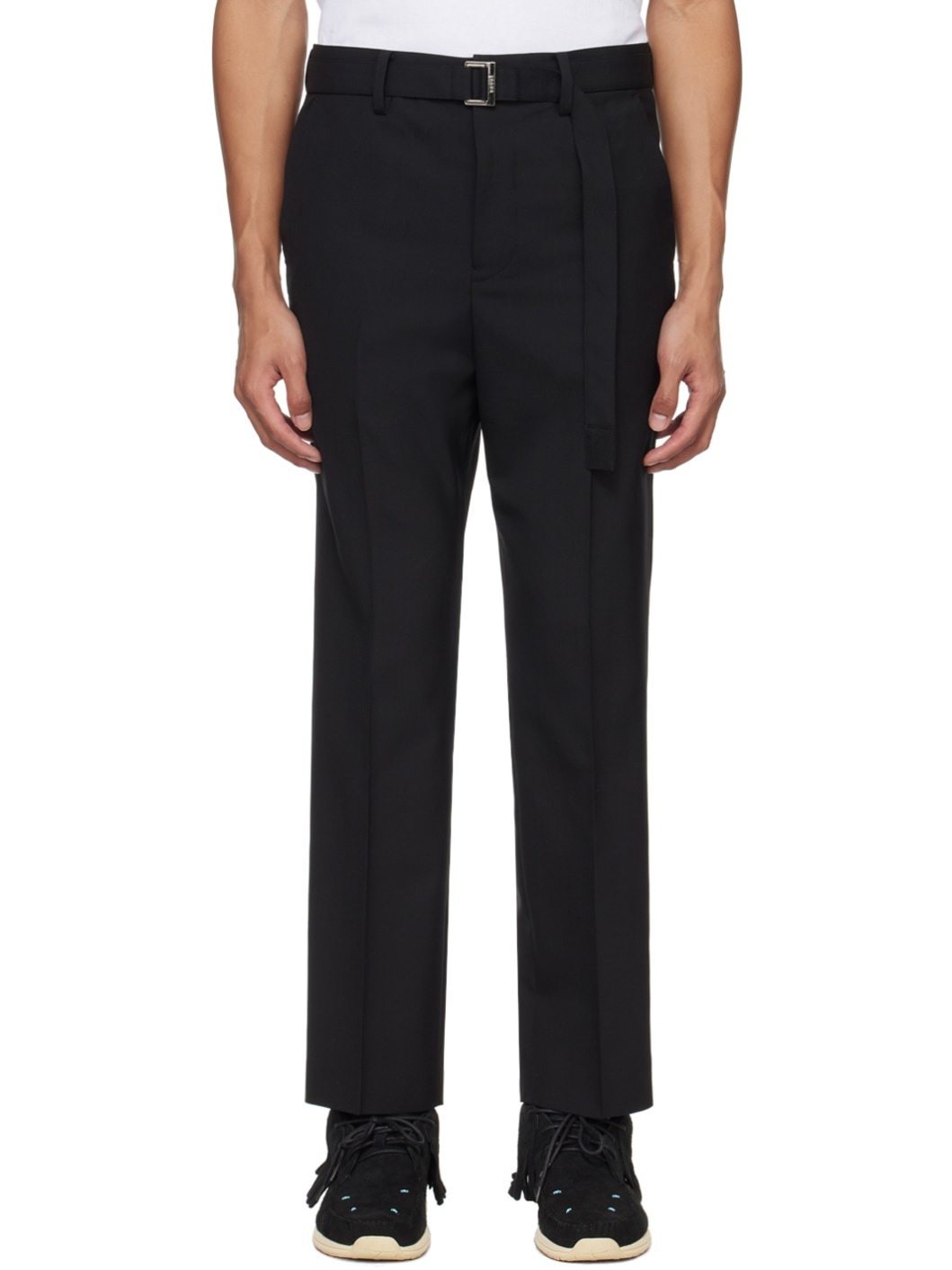 【sacai】Suiting Bonding Pants BLACK/3 Sacai: Men's Suiting Bonding Pant (Black) | DSMNY E-SHOP