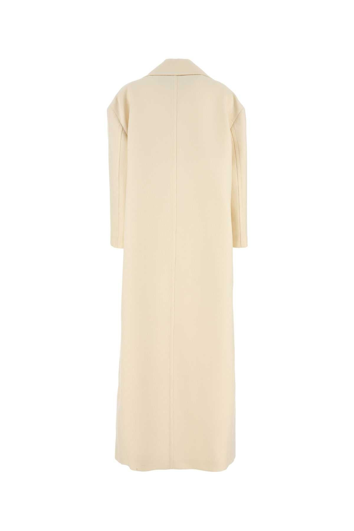 Gucci Women Ivoryy Wool Blend Coat - 2