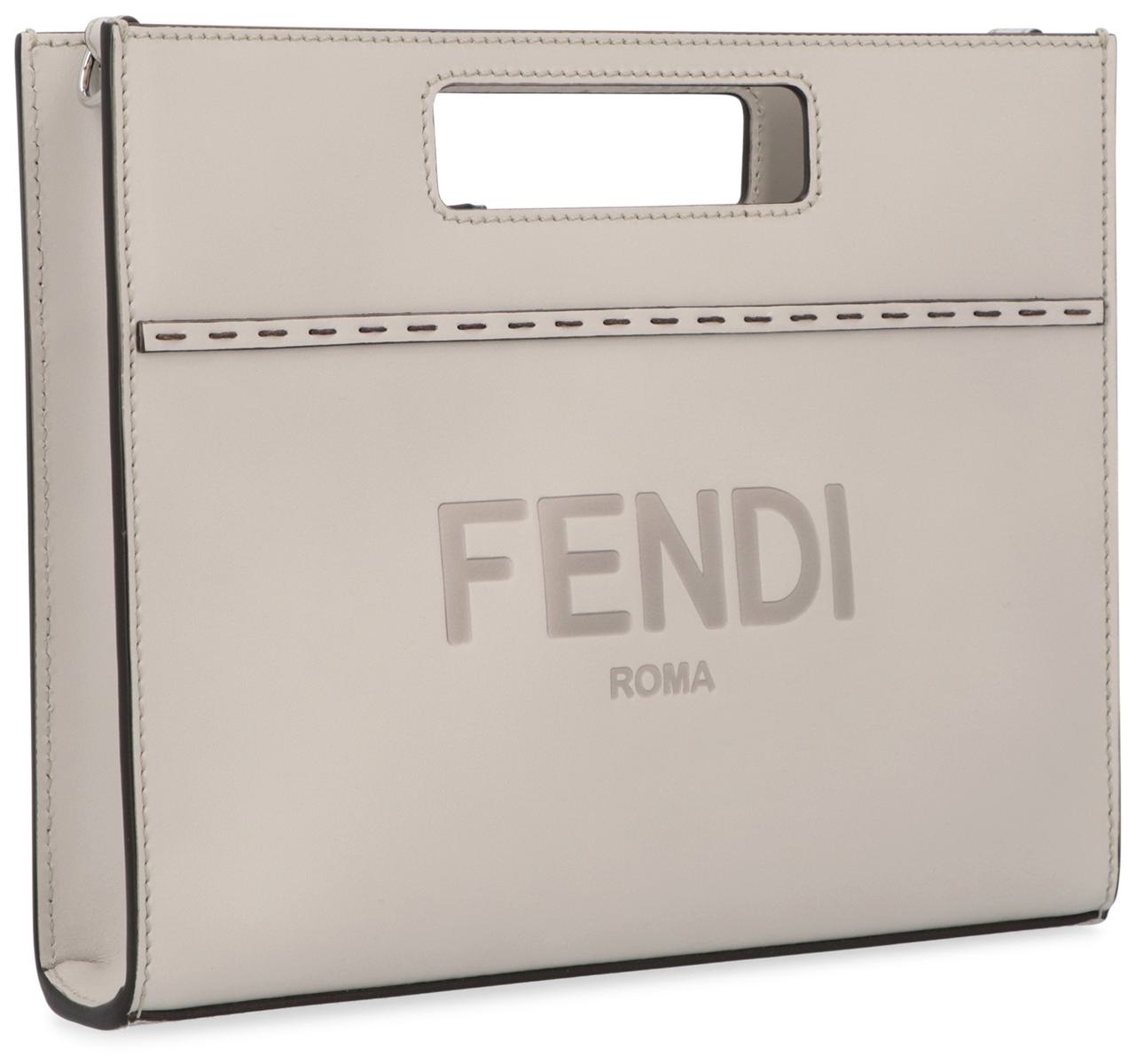 FENDI LEATHER HANDBAG - 3