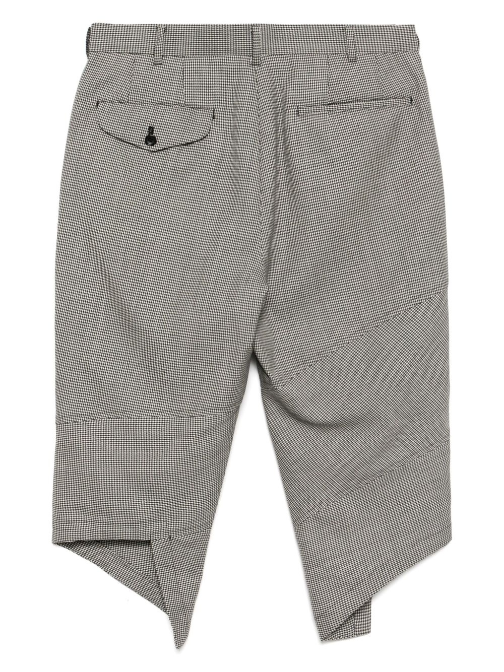 3/4 length herringbone trousers - 2