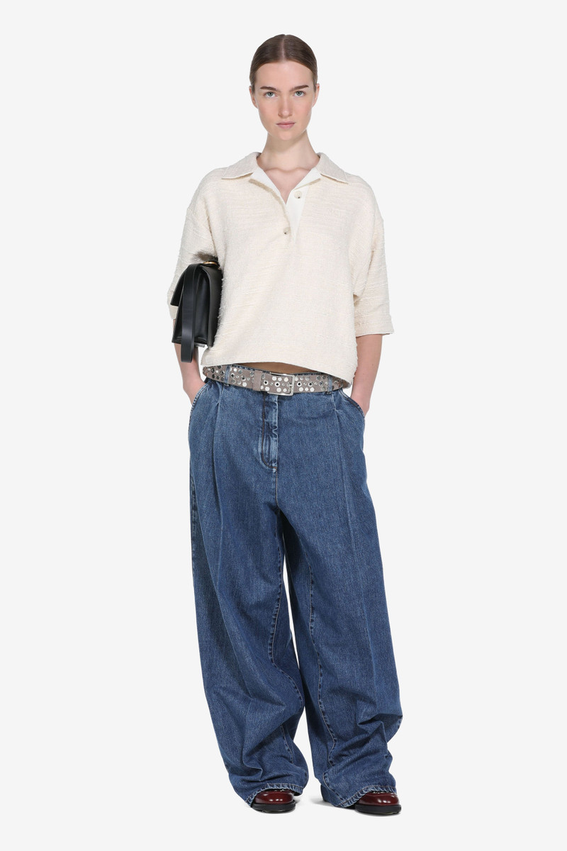 N°21 OVERSIZED SHORT-SLEEVED POLO SHIRT outlook