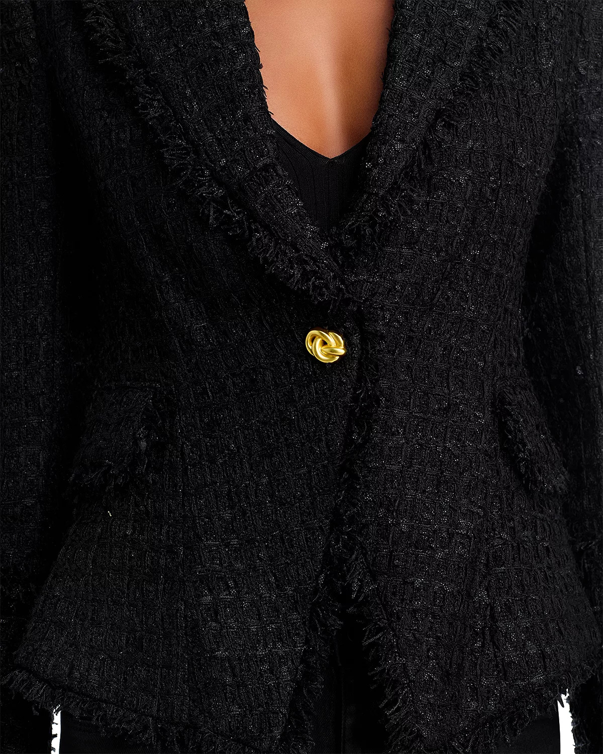 Kaisley Frayed Blazer - 6