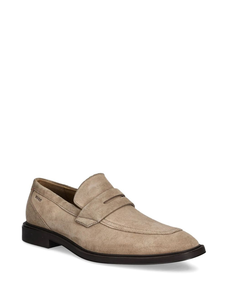 HUGO suede loafers outlook