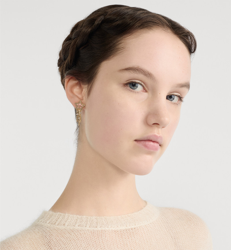 Dior Petit CD Lucky Baroque Earrings outlook