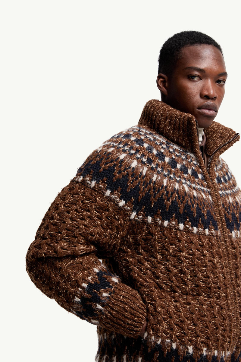 Indren Wool Blend Down Jacket 7