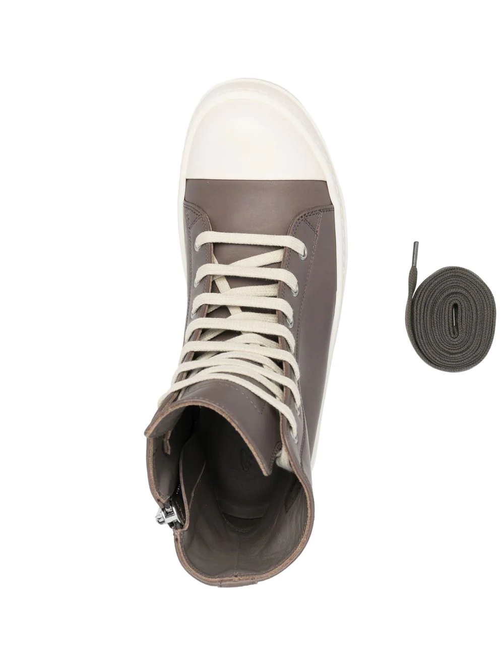 zip-up high-top sneakers - 4