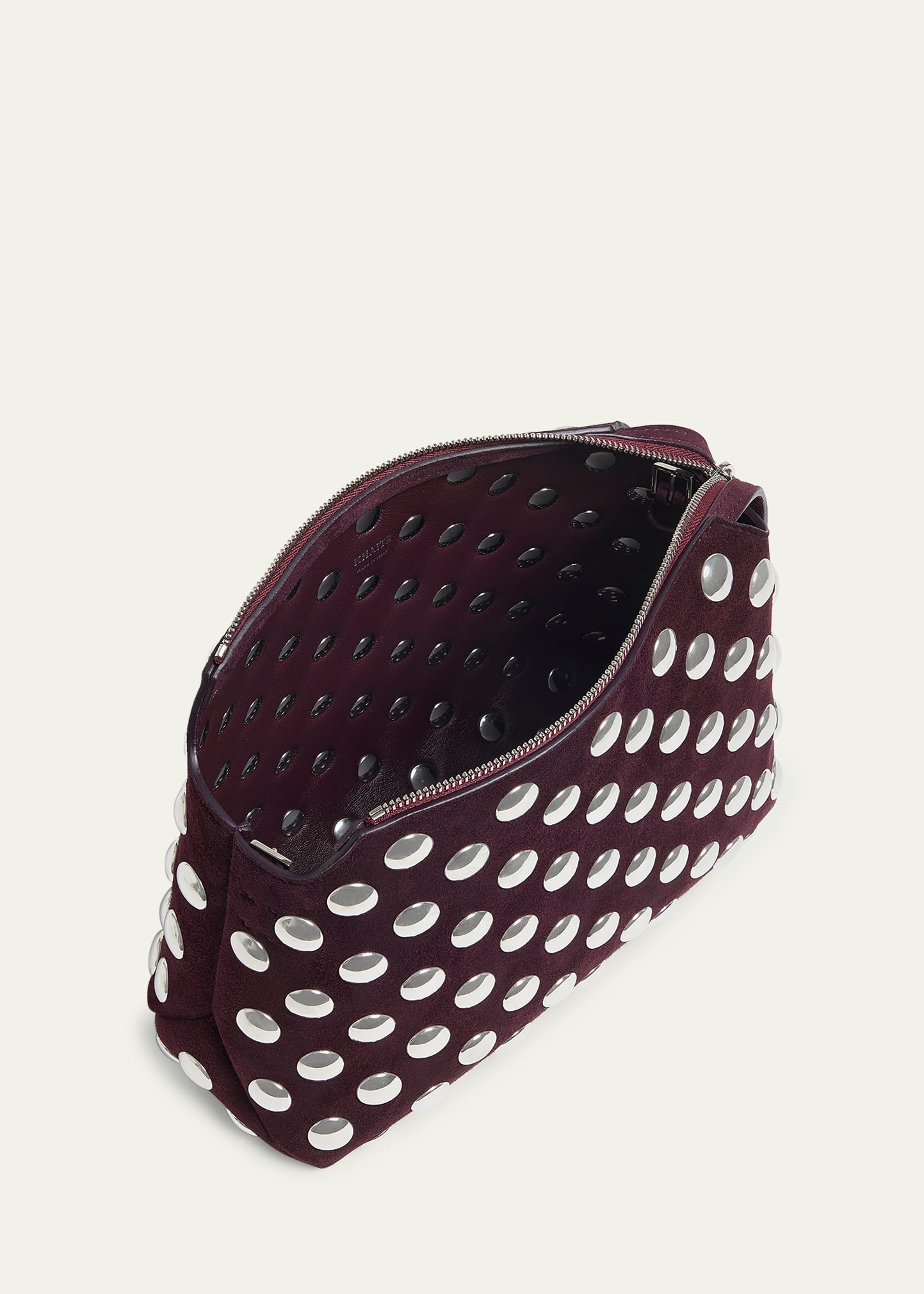 Lina Medium Studded Suede Crossbody Bag - 3