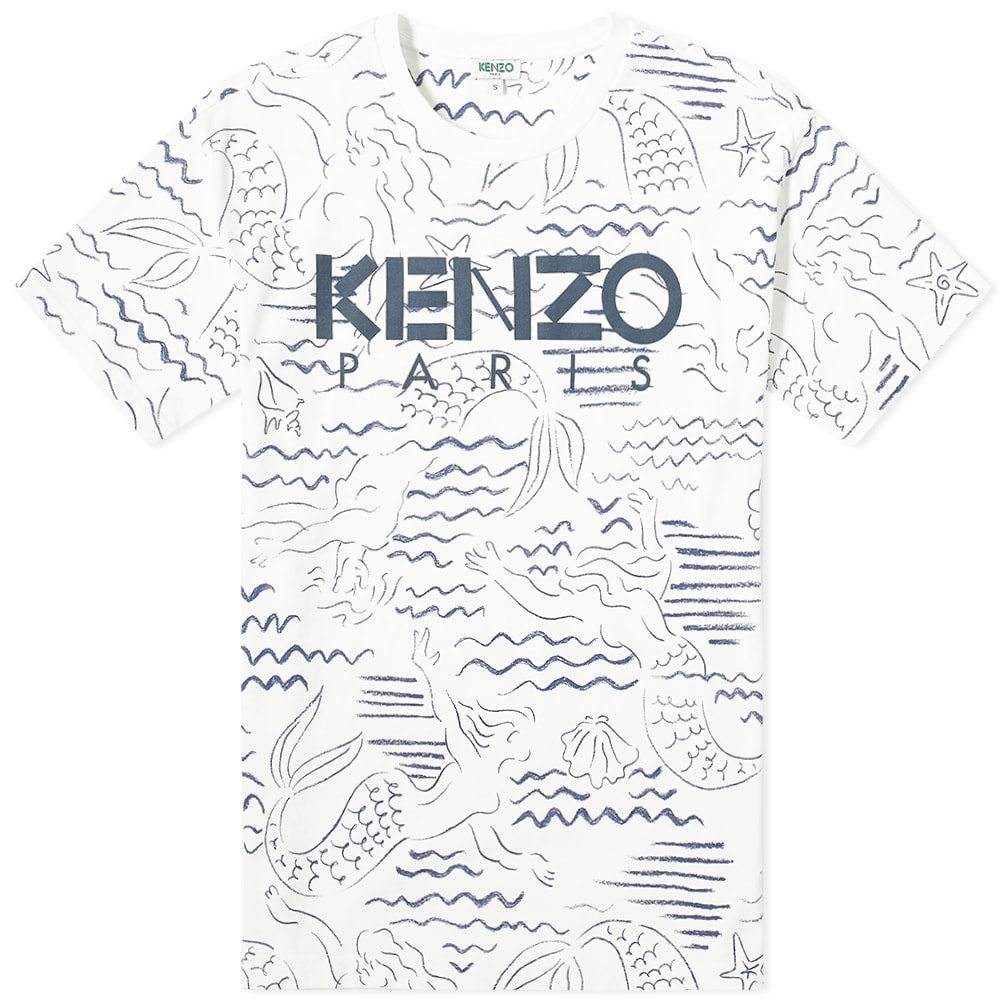 Kenzo All Over Print Logo Tee - 1