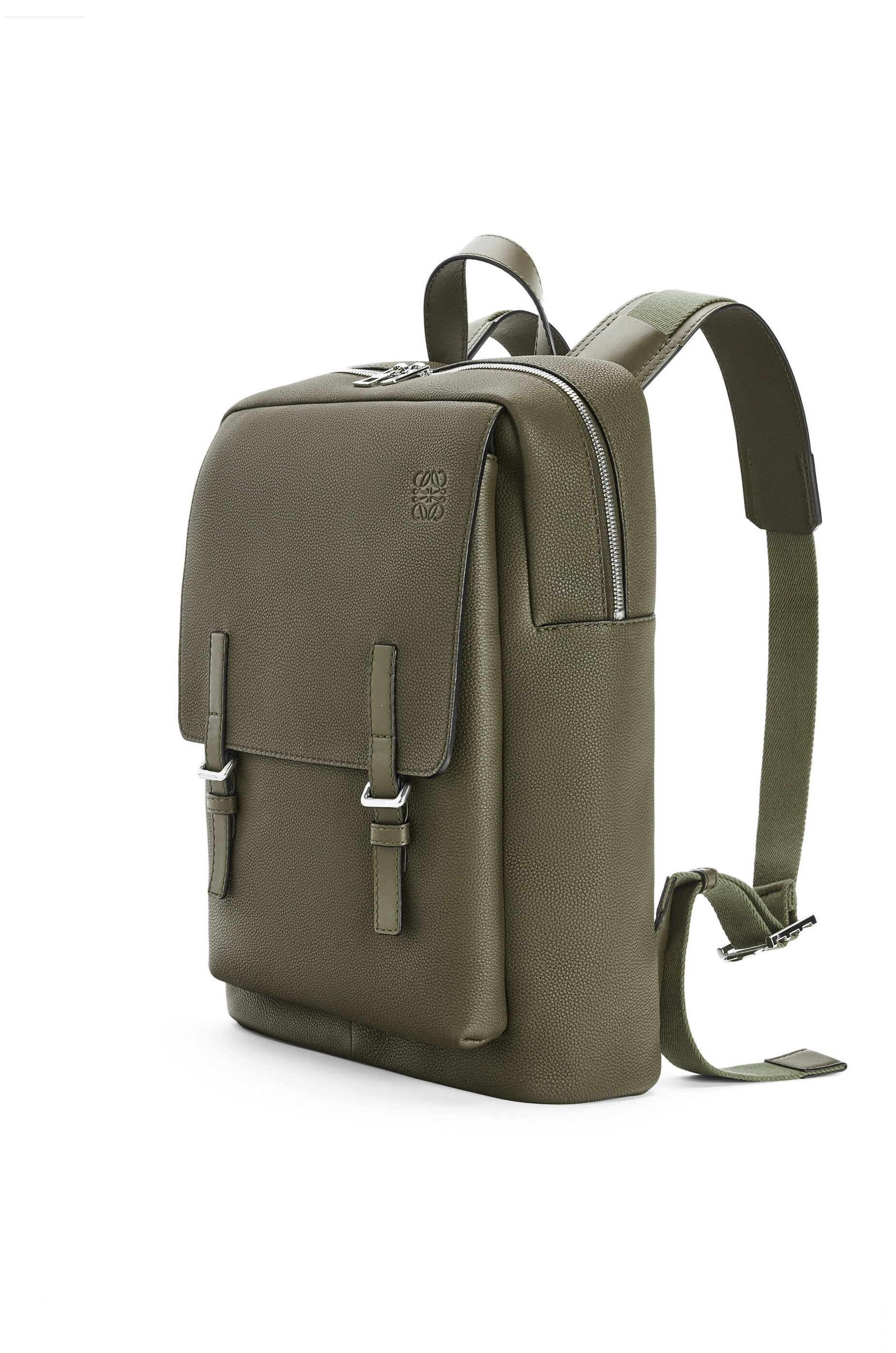 Military backpack in soft grained calfskin - 2