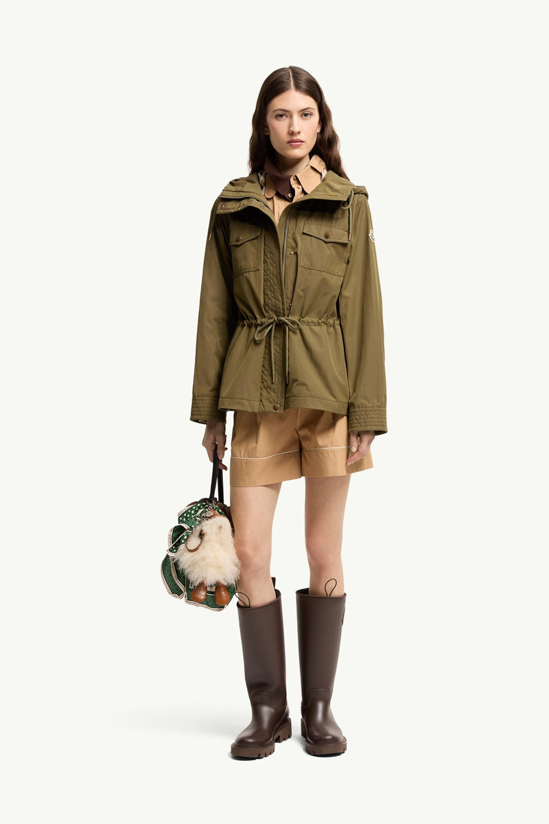 Moncler Serin Hooded Cotton Blend Parka outlook