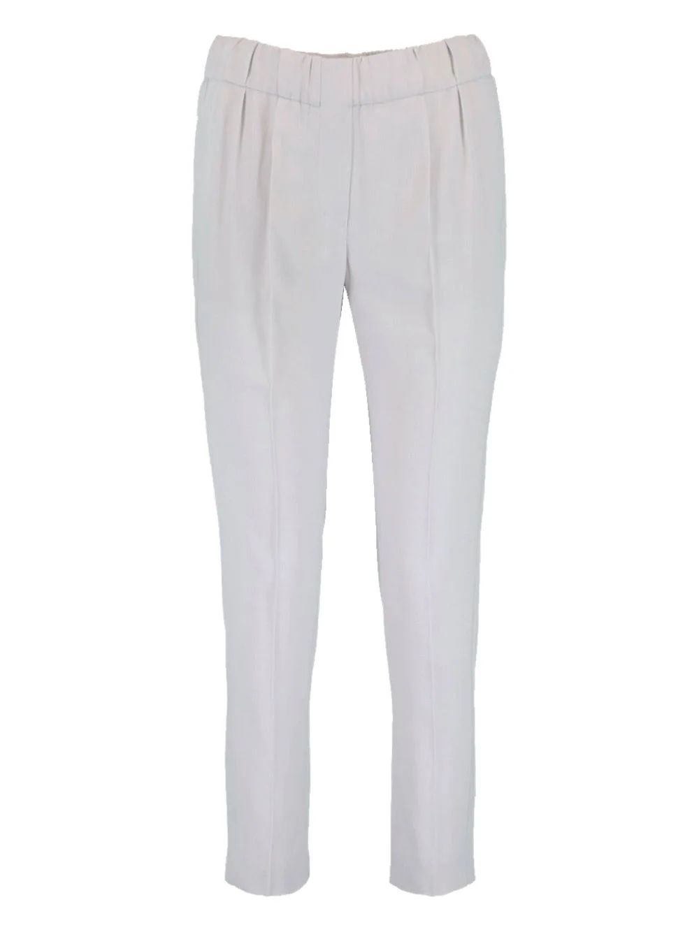 pull-on pleated trousers - 1