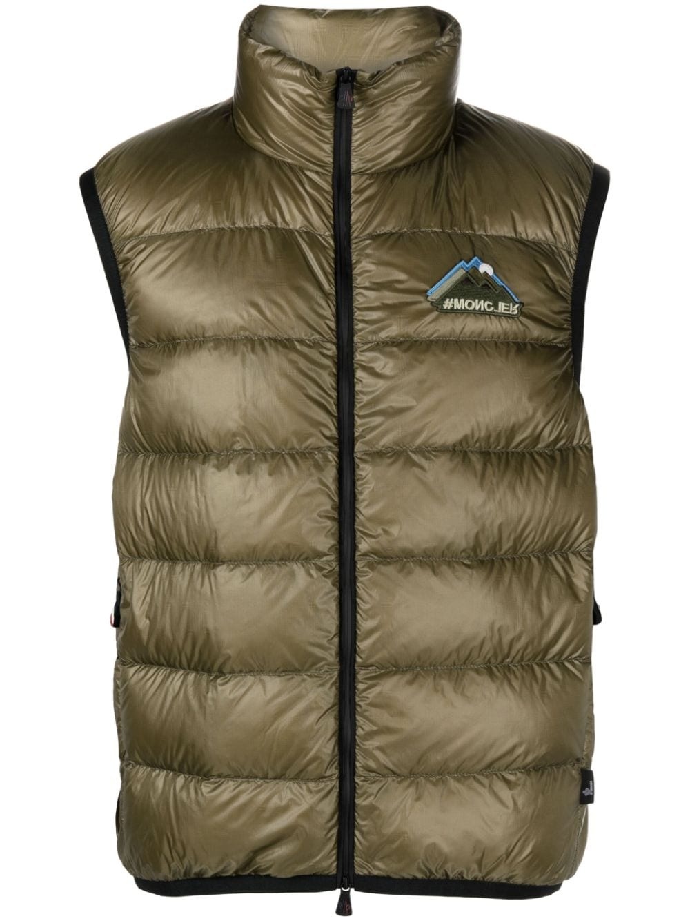 panelled padded gilet - 1