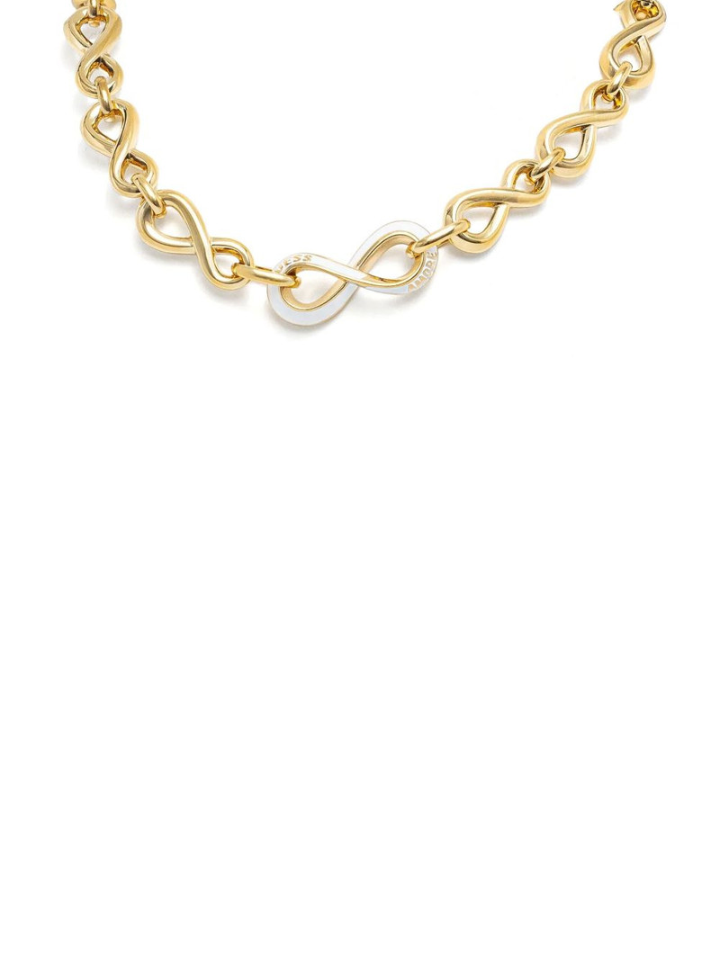 GUESS USA logo necklace outlook