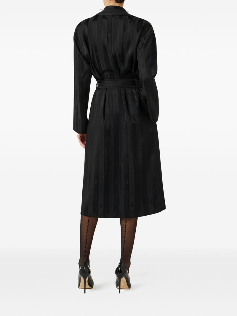 double-breasted striped trench coat 3