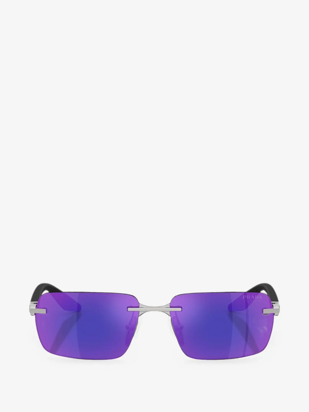 rimless rectangle-frame sunglasses - 1
