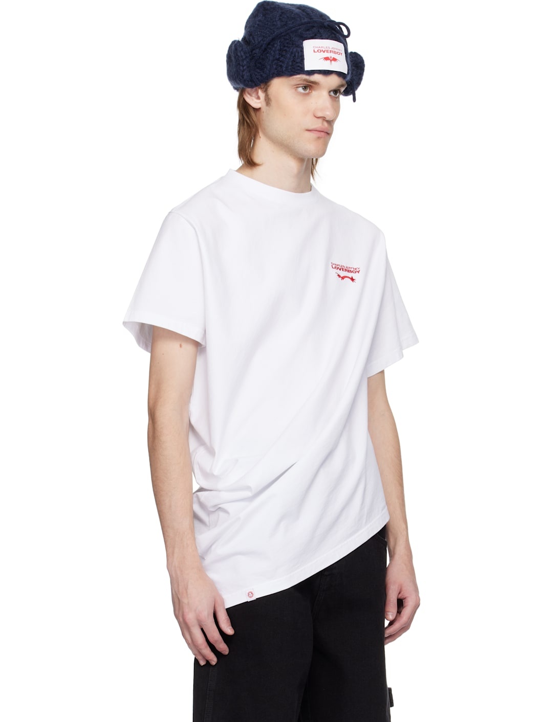 White Topsy Turvy T-shirt - 2