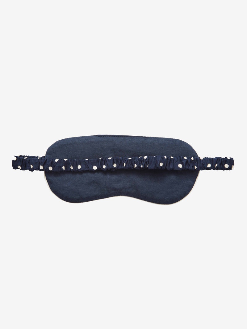 Eye Mask Plaza 60 Cotton Batiste Navy - 8