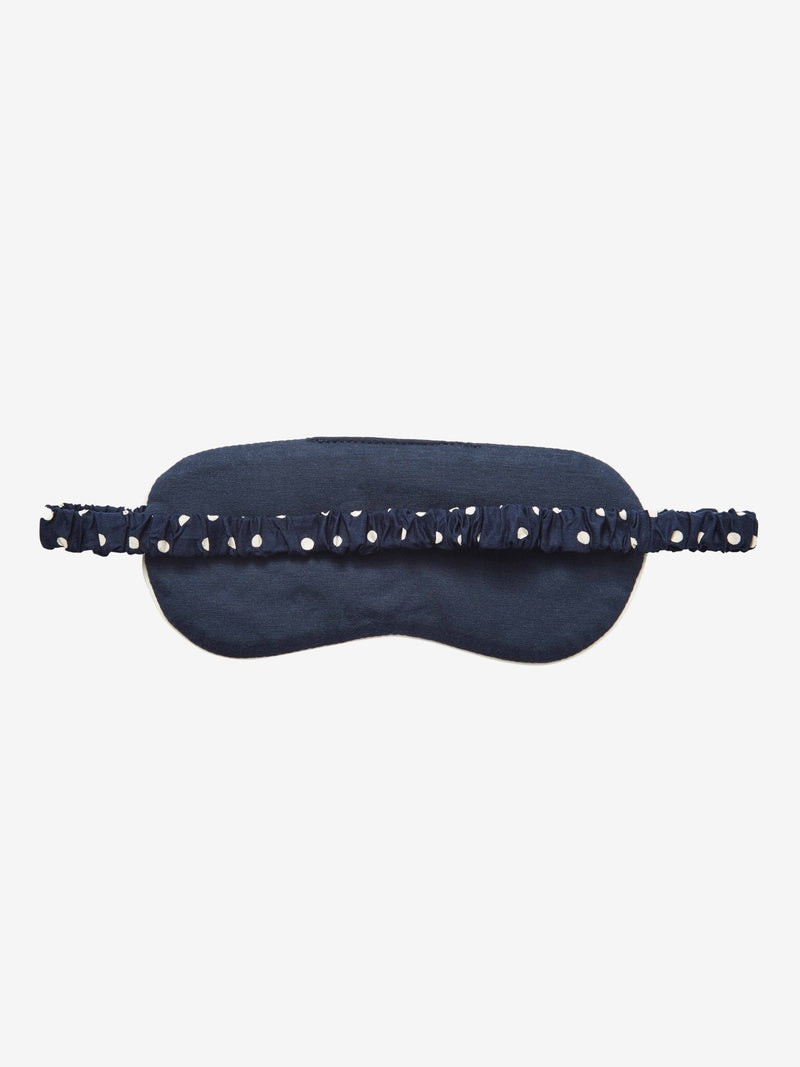 Eye Mask Plaza 60 Cotton Batiste Navy 8