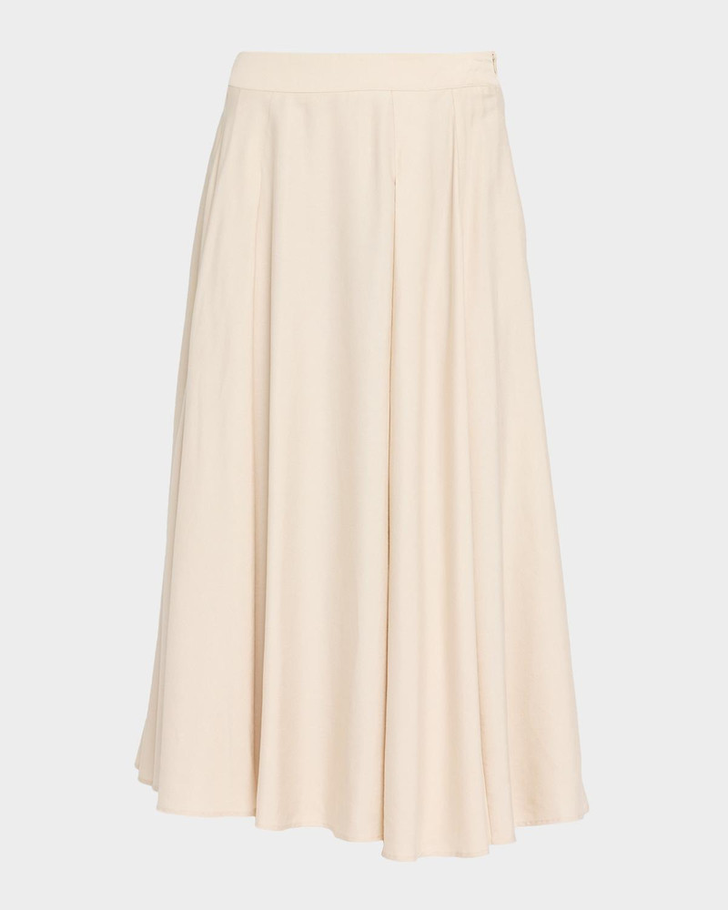 Fluid A-Line Midi Skirt 1