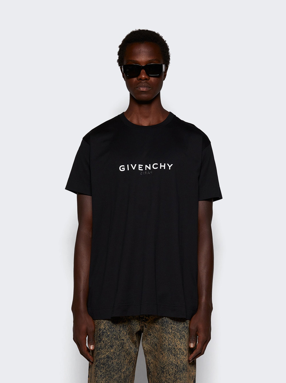 Reverse Print Tee Black - 3