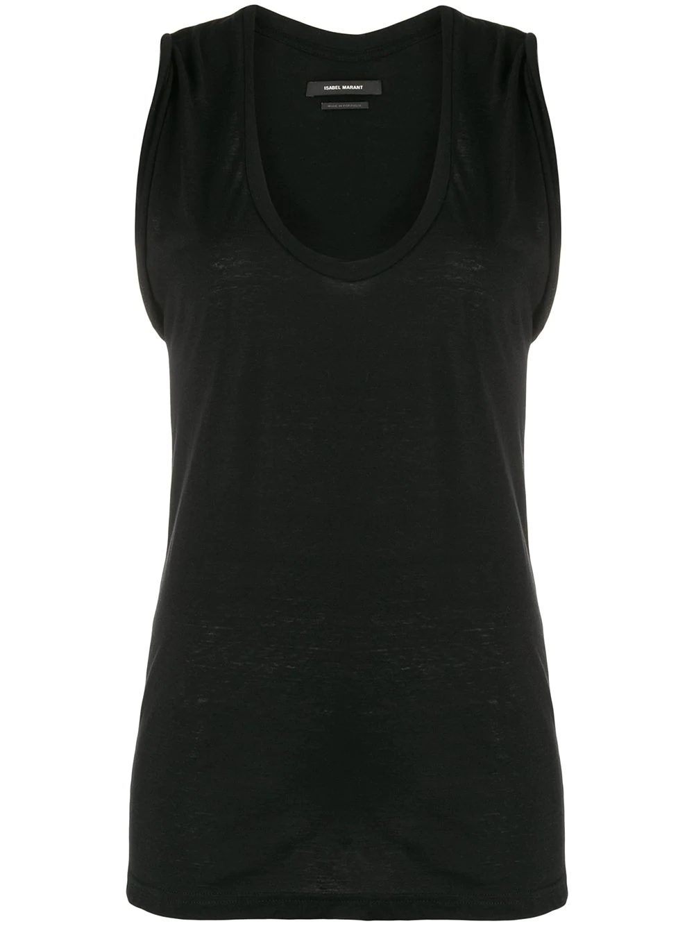 scoop neck vest - 1