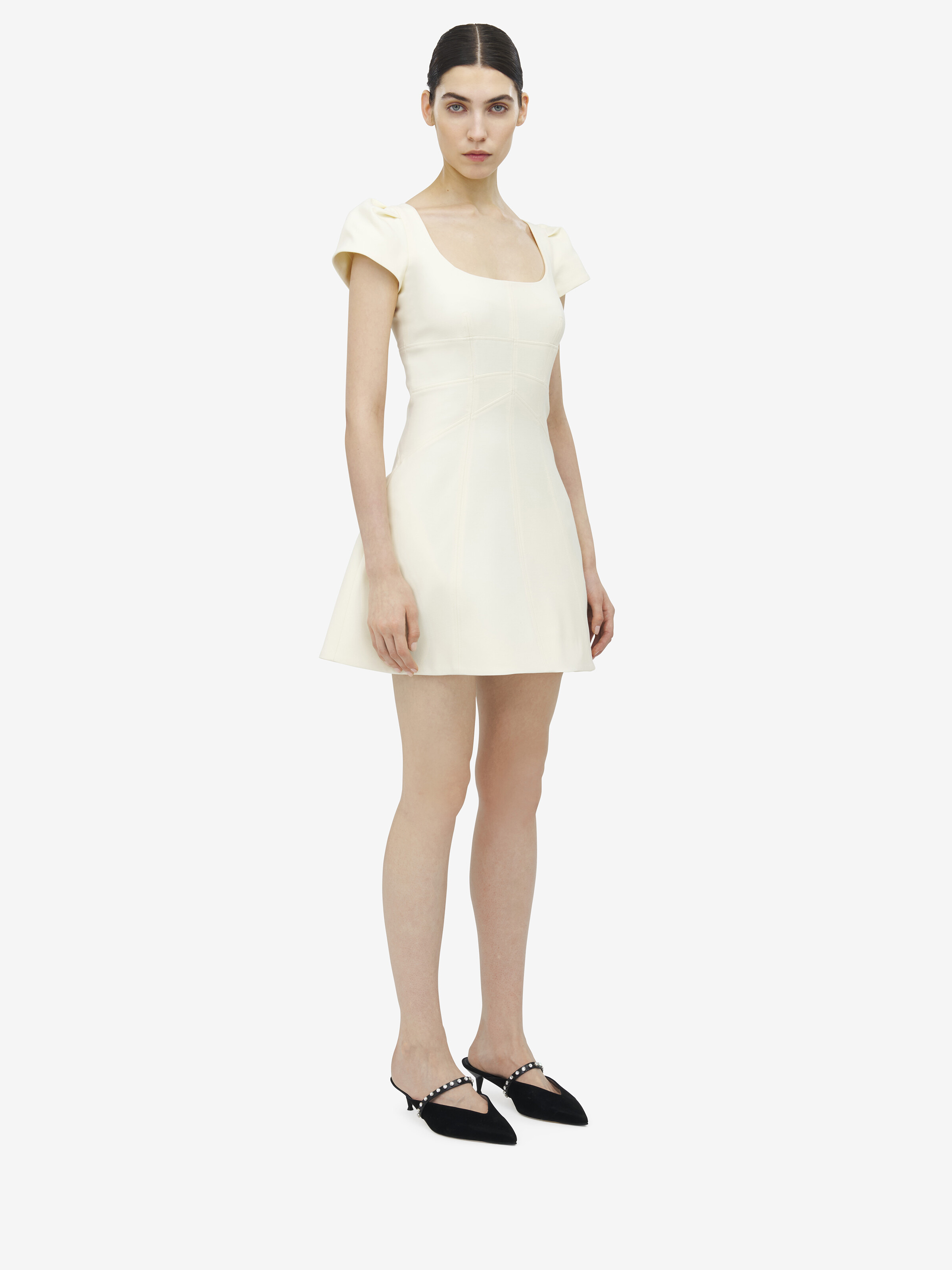 Wool Silk Mini Dress - 2
