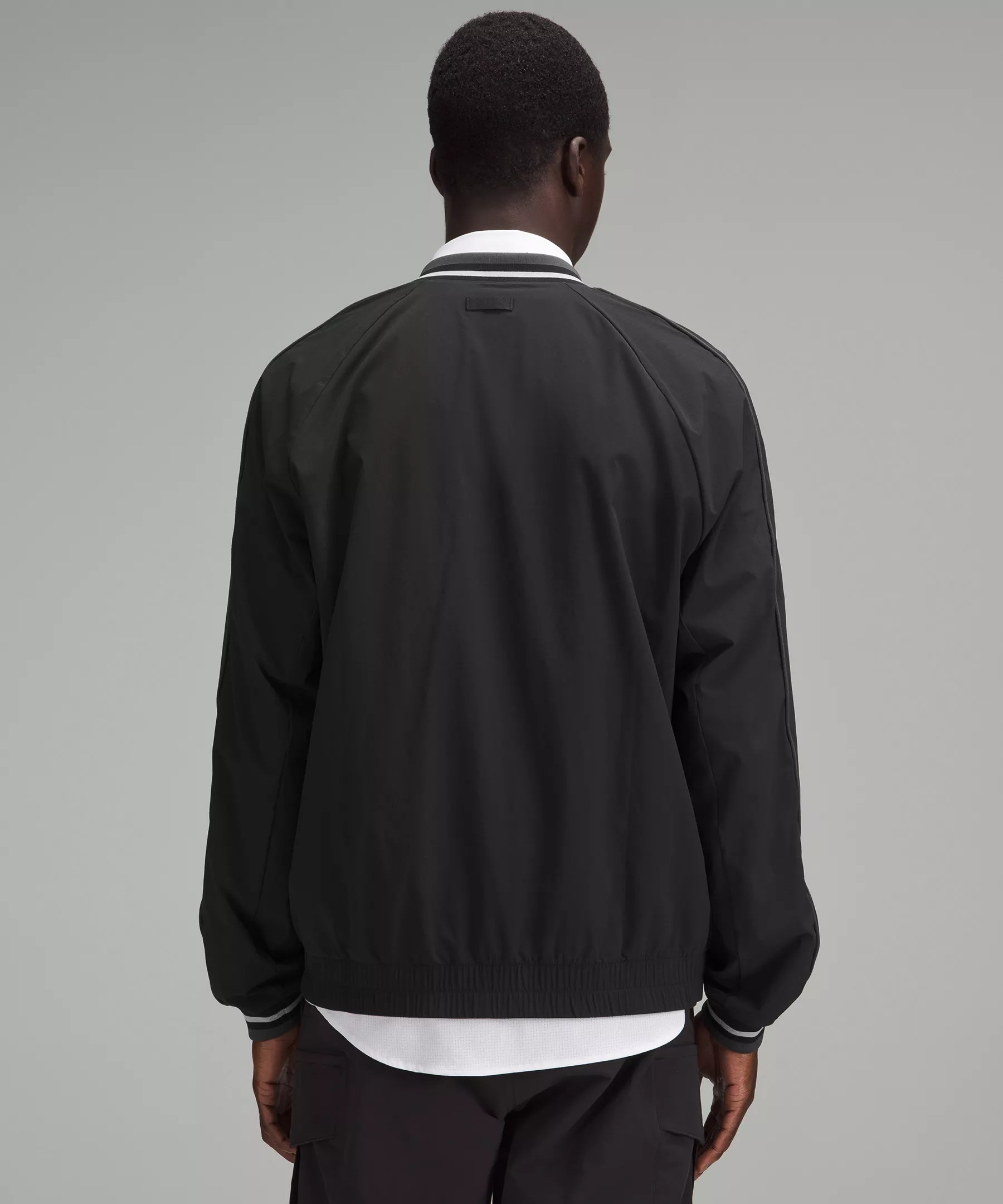 Relaxed-Fit Workout Bomber Jacket - 3