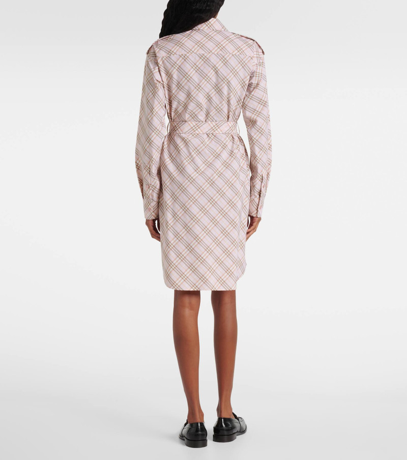 Burberry Check cotton shirt dress 3