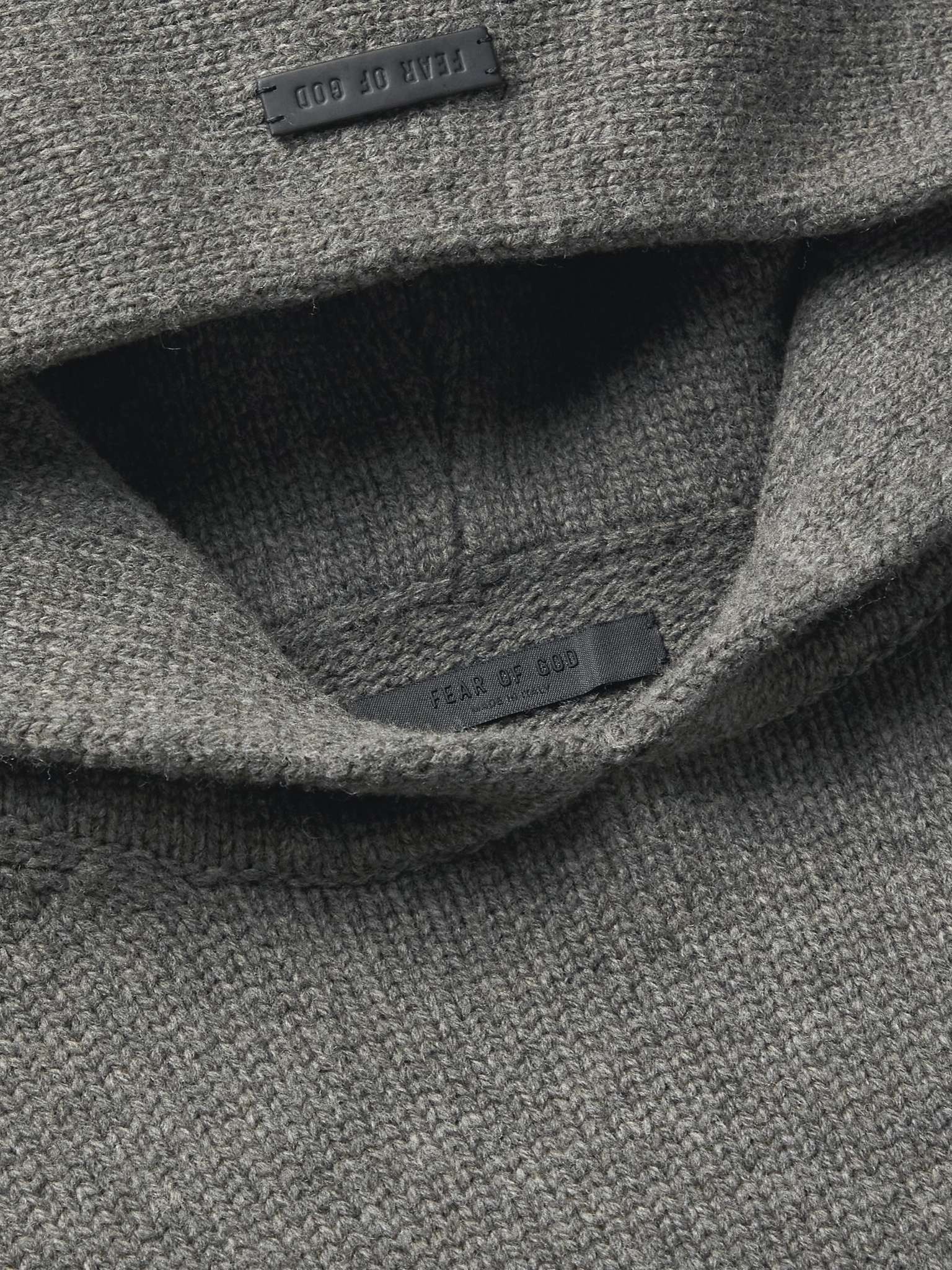 Oversized Wool Hoodie - 5